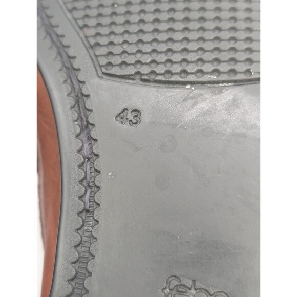 Lopez Taibo Men’s Handmade Brown Leather Loafers Slip On Tassel Shoes Size 10 - Picture 9 of 11